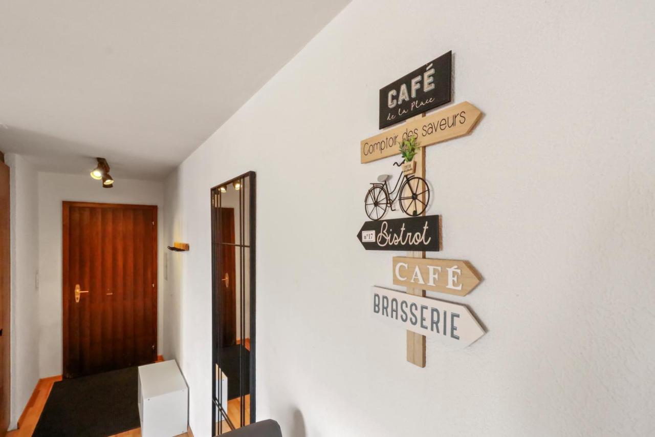 Logement Chaleureux Au Coeur De La Station Crans-Montana Extérieur photo