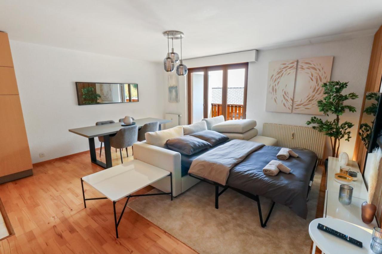 Logement Chaleureux Au Coeur De La Station Crans-Montana Extérieur photo