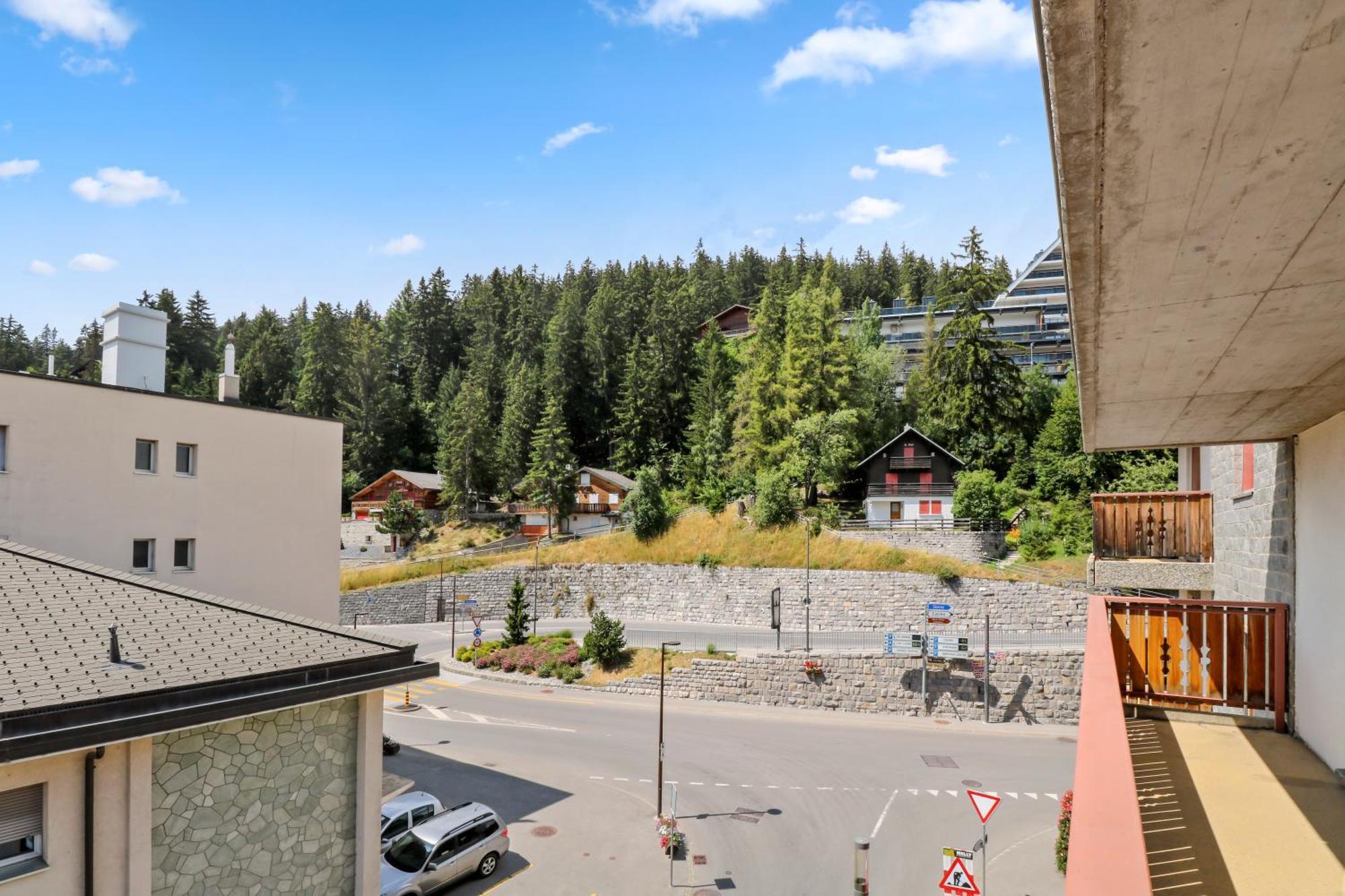 Logement Chaleureux Au Coeur De La Station Crans-Montana Extérieur photo